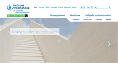 Desktop Screenshot of gelijmde-houtconstructies.nl