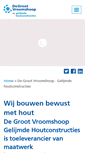 Mobile Screenshot of gelijmde-houtconstructies.nl